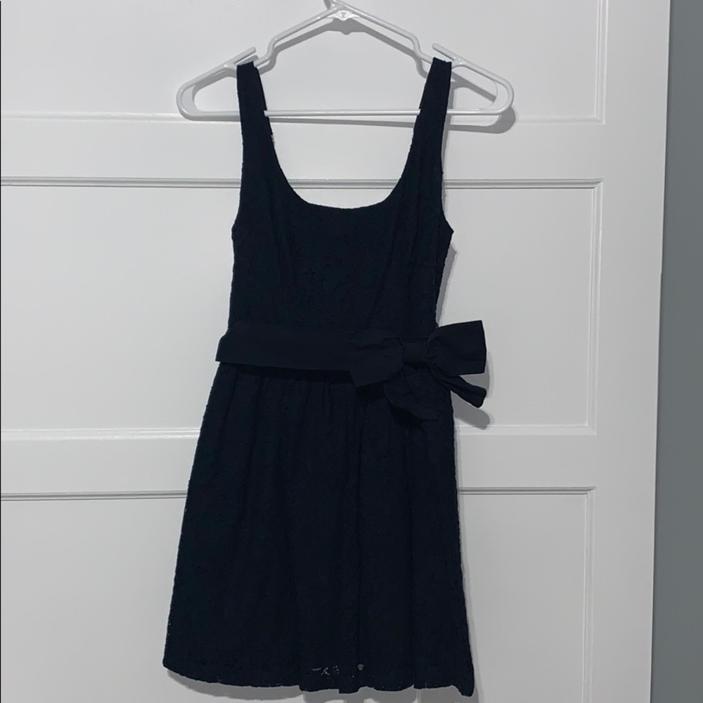 Hollister Navy Blue Lace Dress